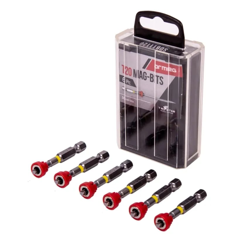 Screwdriver Bit 6 Piece Magnesiumtic Collar Tic Tac Box T20