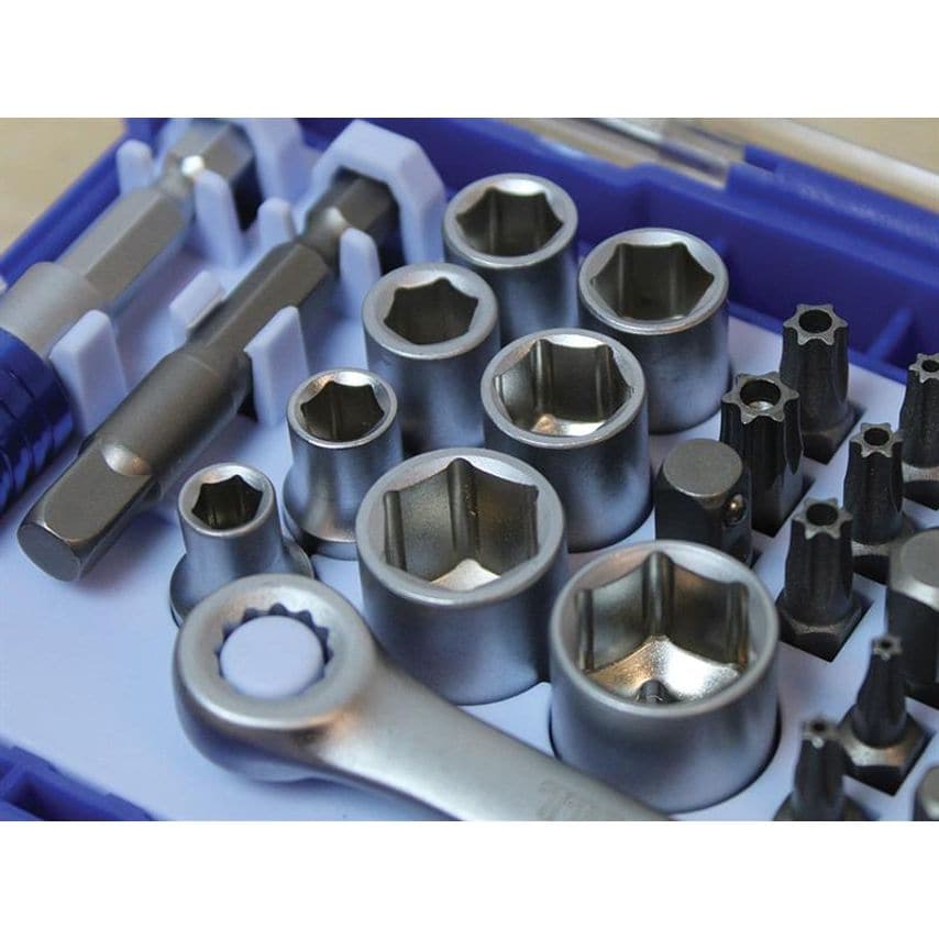Screwdriver Bit & Socket Set, 42 Piece FAISBSET42