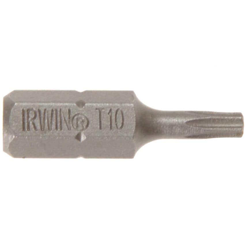 Screwdriver Bits TORX TX10 x 25mm (Pack 10) IRW10504351