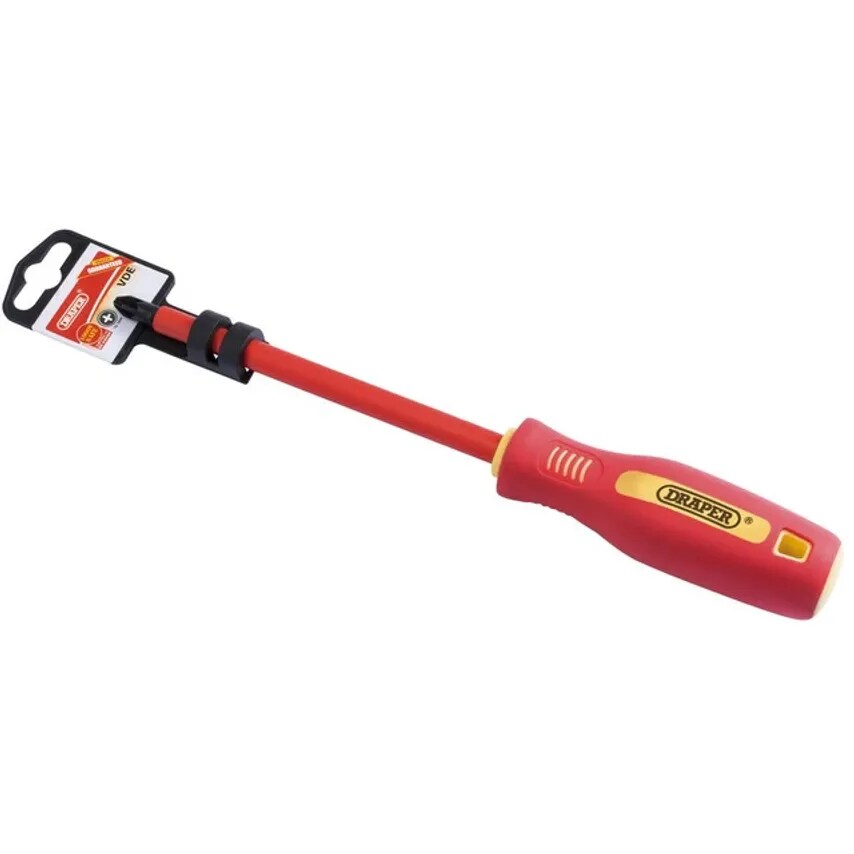 Screwdriver Insl Pz Type Slot VDE NO.3 x 150mm Black Steel Soft GR - 46535