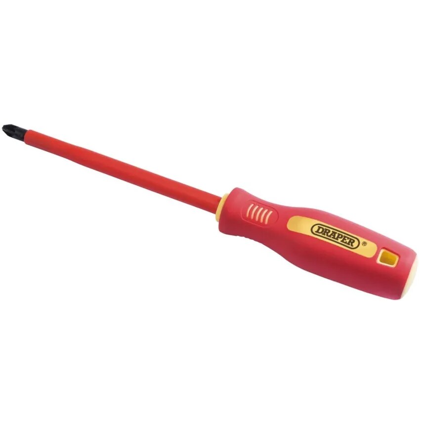 Screwdriver Insl Pz Type Slot VDE NO.3 x 150mm Black Steel Soft GR - 46538
