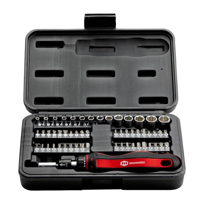Screwdriver Kit (Sockets & Bits Set - 55 Pieces)