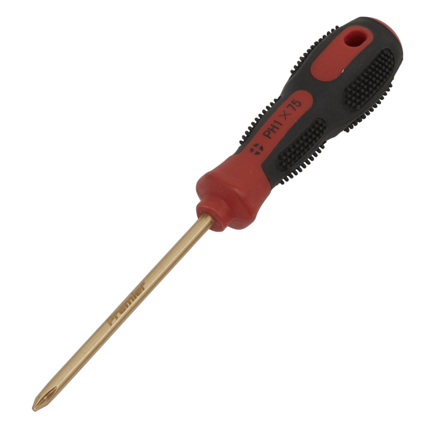 Screwdriver Phillips #1 x 75mm Non-sparking