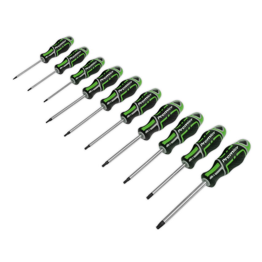 Screwdriver Set10 Piece TRX-Star* GripMax - Hi-vis Green