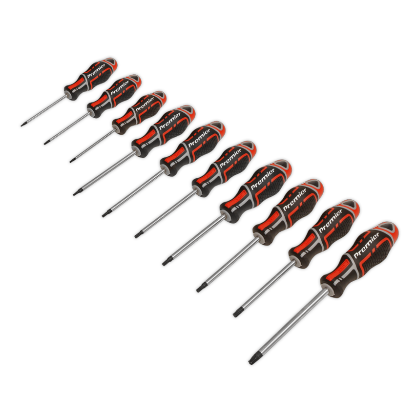 Screwdriver Set10 Piece TRX-Star* GripMax - Red