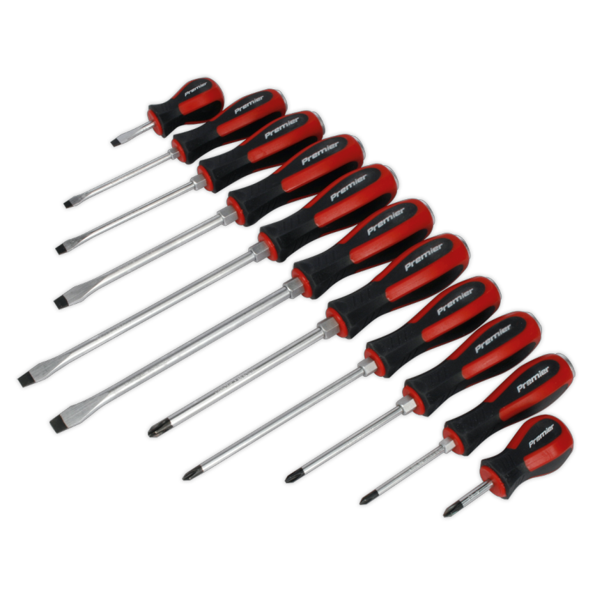 Screwdriver Set11 Piece Hammer-thru