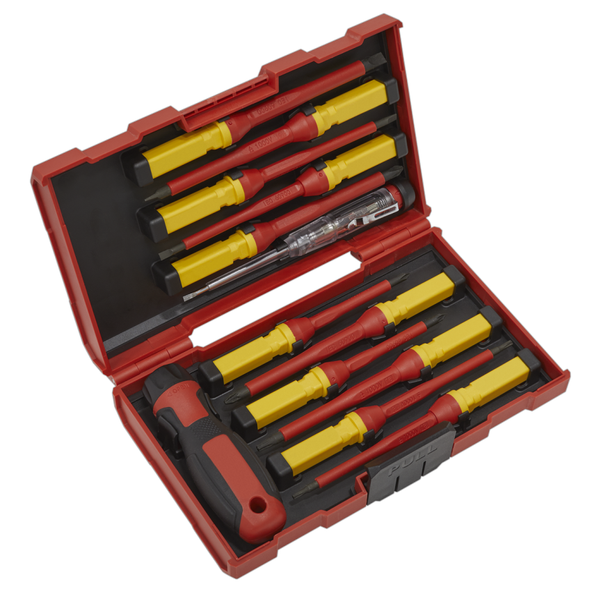 Screwdriver Set13 Piece Interchangeable - VDE Approved