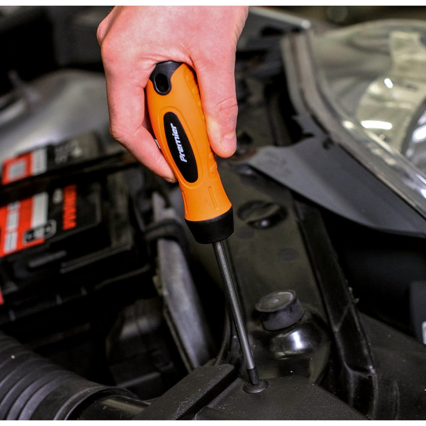 Screwdriver Set8 Piece Hi-vis Orange