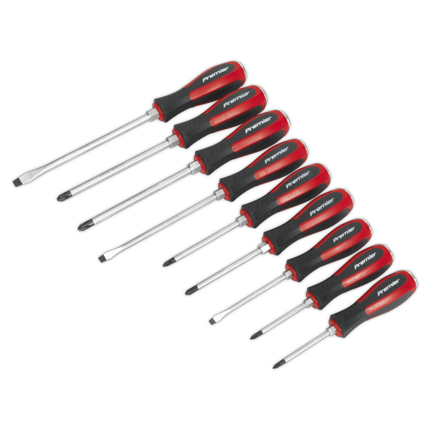 Screwdriver Set9 Piece Hammer-thru