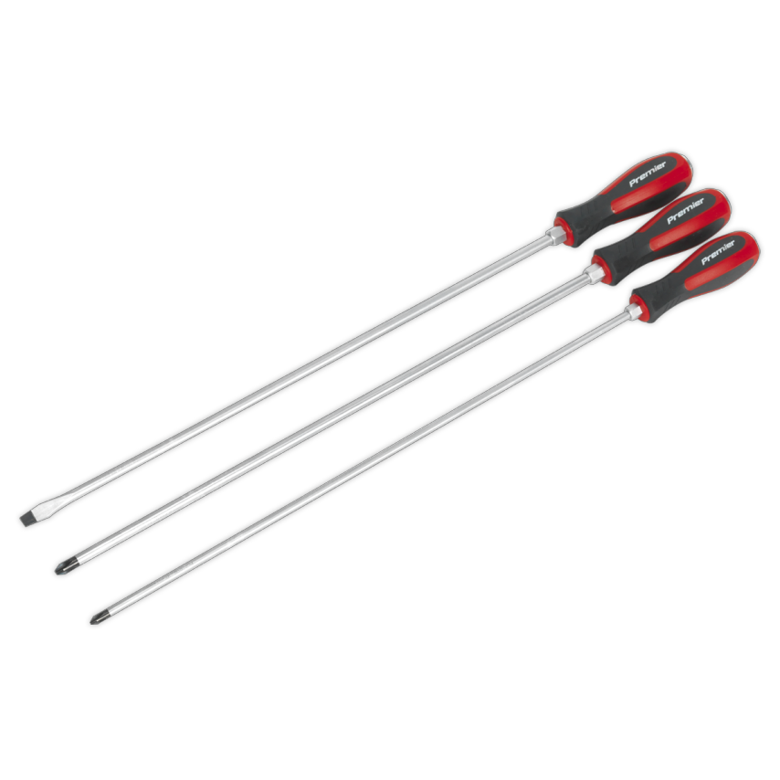 Screwdriver Set 3 Piece Hammer-thru 450mm