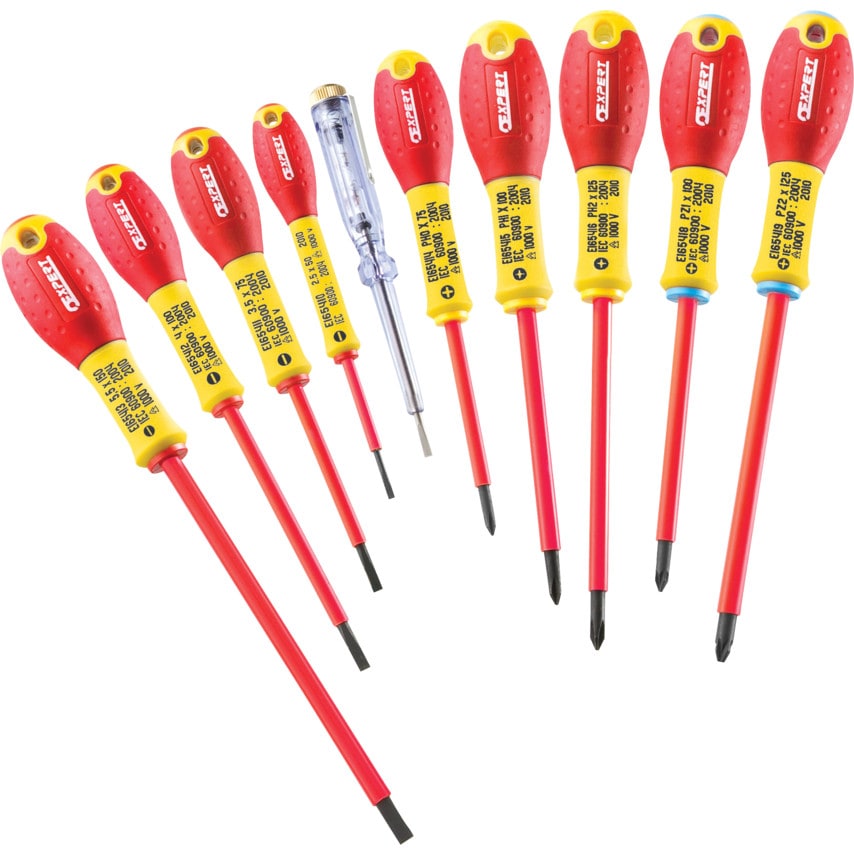 Screwdriver Set - 1000V Slot/Ph/Pz10 Piece - E160912