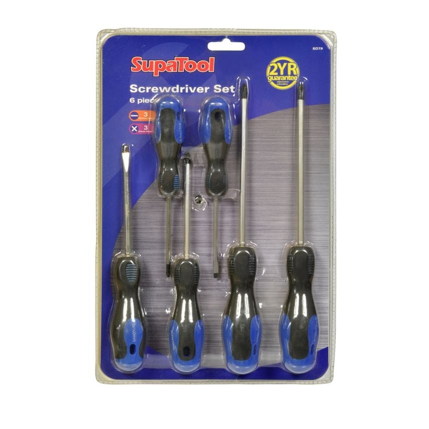 Screwdriver Set of 6 Piece - SD79