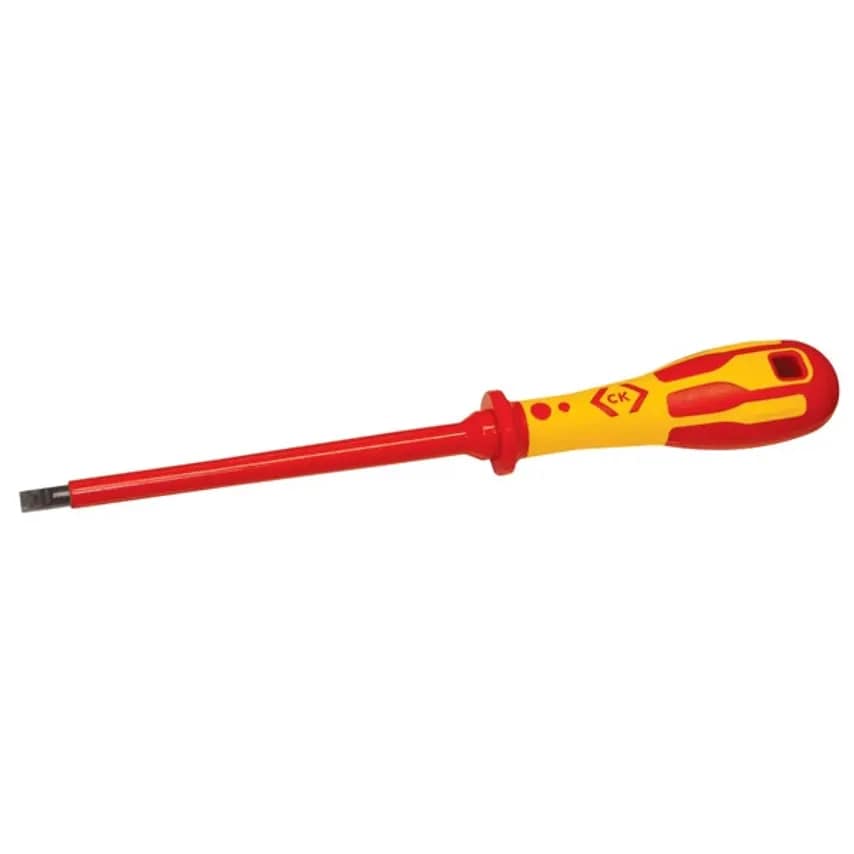 Screwdriver Slot VDE 10 x 200mm Molybdenum-vanadium Steel De x tro