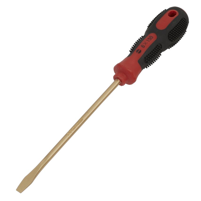 Screwdriver Slotted 6 x 150mm Non-sparking