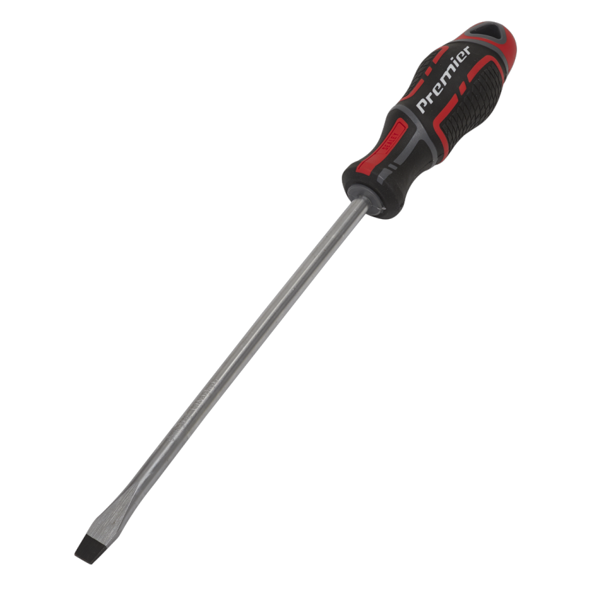 Screwdriver Slotted 8 x 200mm GripMax