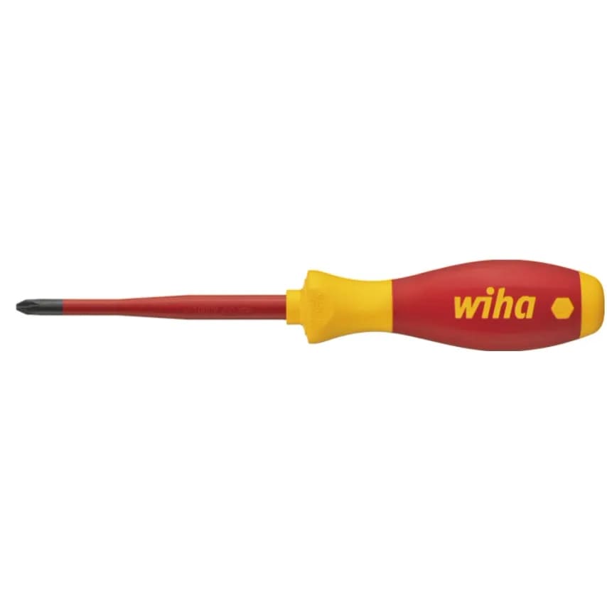 Screwdriver VDE Electric SlimFix Phillips PH1 x 80mm Chrome Vndm