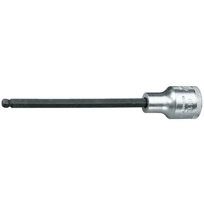 Screwdriver bit socket 1/2" 140 mm in-hex 6 mm