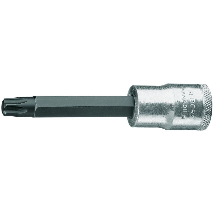 Screwdriver bit socket 1/2" long TORX T27