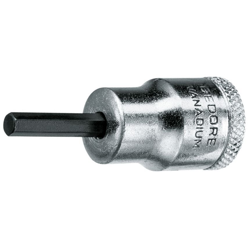 Screwdriver bit socket 3/8" in-hex 5 mm