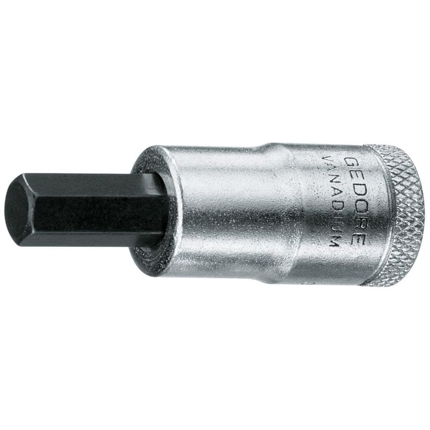 Screwdriver bit socket 3/8" in-hex 5 mm
