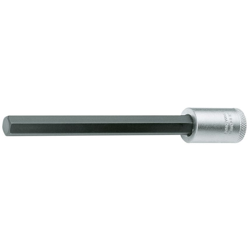 Screwdriver bit socket 3/8" long in-hex 10 mm