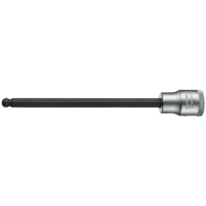Screwdriver bit socket 3/8" long in-hex 6 mm