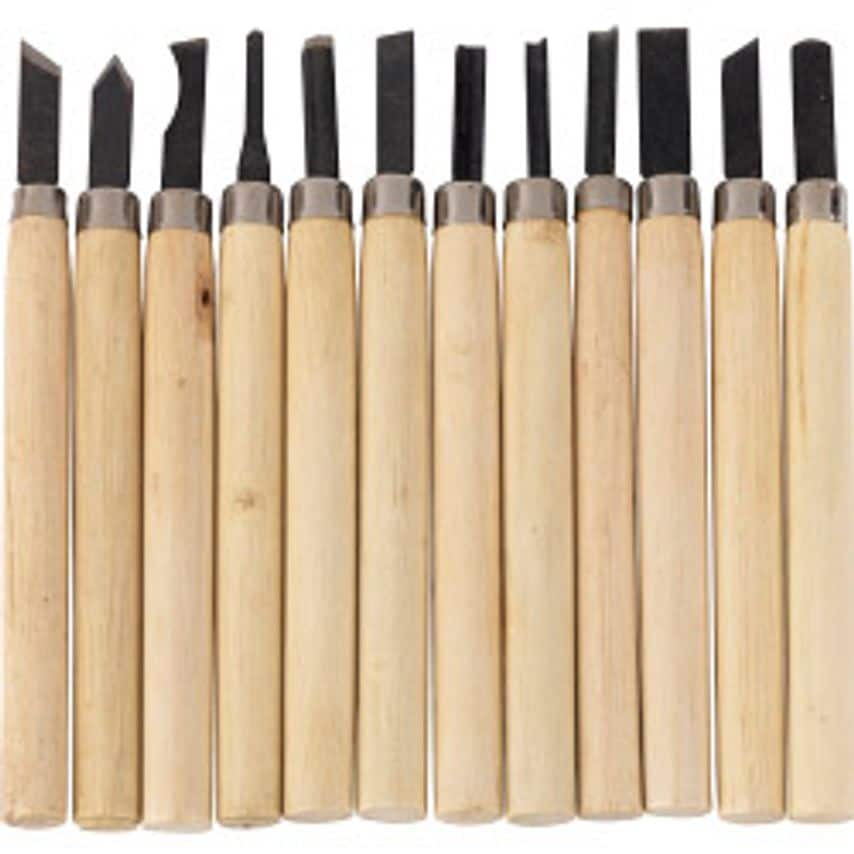 Sculptors Chisels 12 Piece