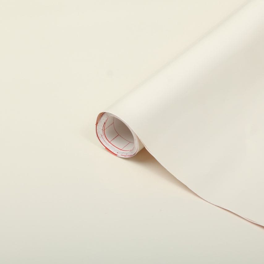 Self Adhesive Film Glossy Cream 90cm x 2.1m
