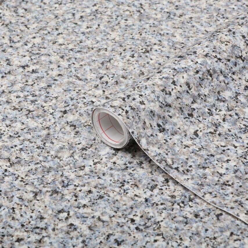 Self Adhesive Film Granite Grey 67.5cm x 2m