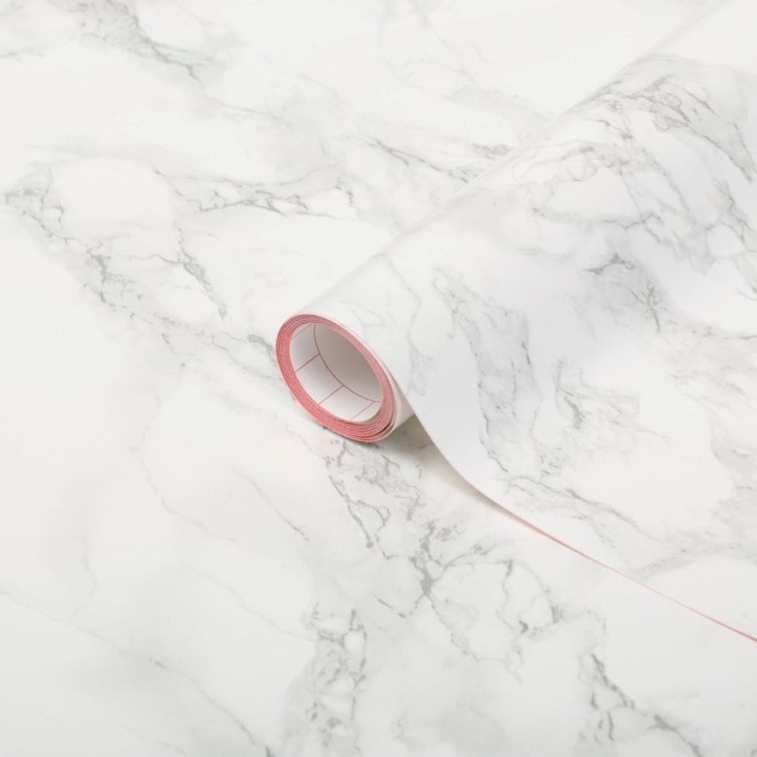 Self Adhesive Film Marble Grey 67.5cm x 2m