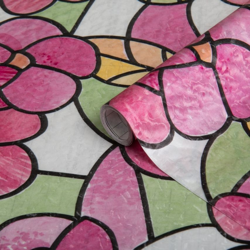 Self Adhesive Film - Lisboa Red 45cm x 2m