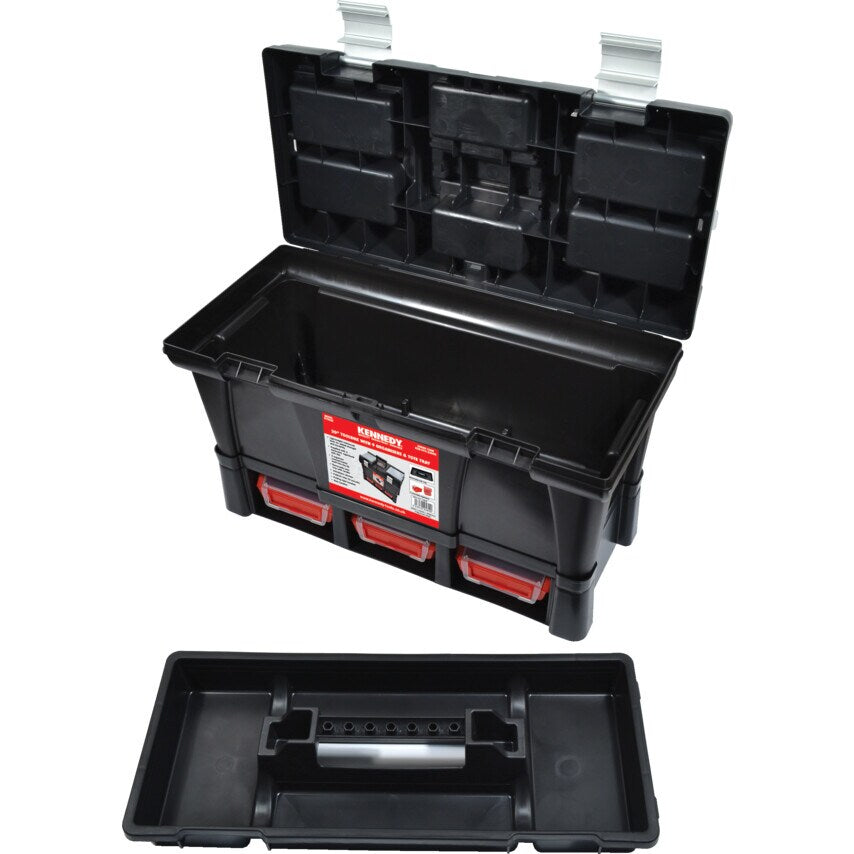Semi-Profi Stuff Toolbox with 3 Ergo Boxes