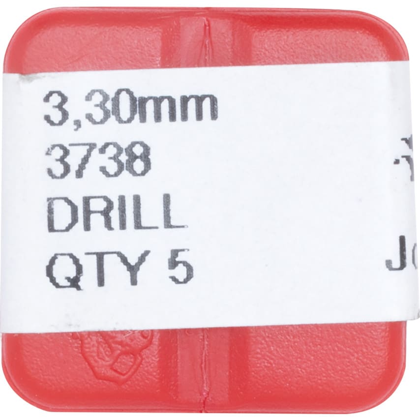 Series 3738 XT34-HSCo-8 Straight Shank Jobber Drill - Metric 3.3MM