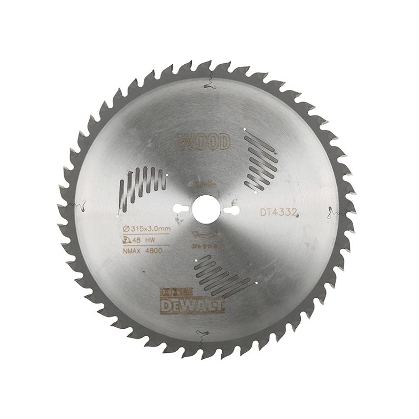 Series 60 Circular Saw Blade 315 x 30mm x 48T DEWDT4332QZ