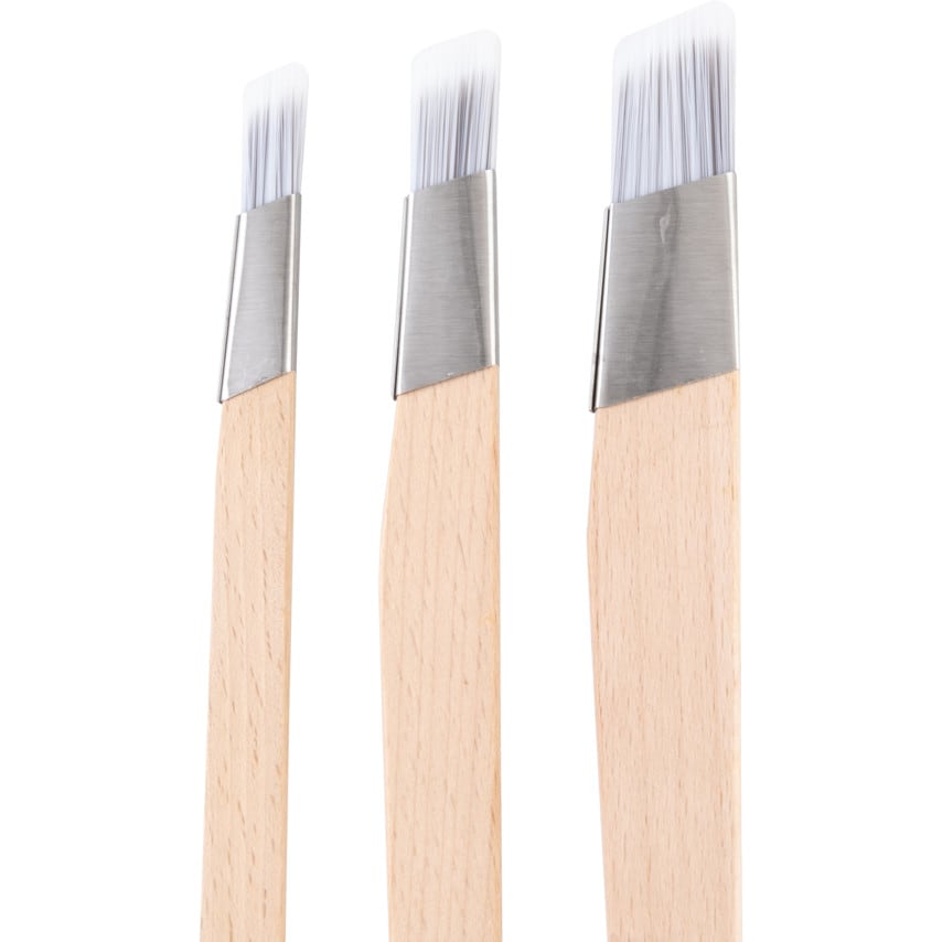 Seriously Good, Flat Fitch Paint Brush Set, Set of 3