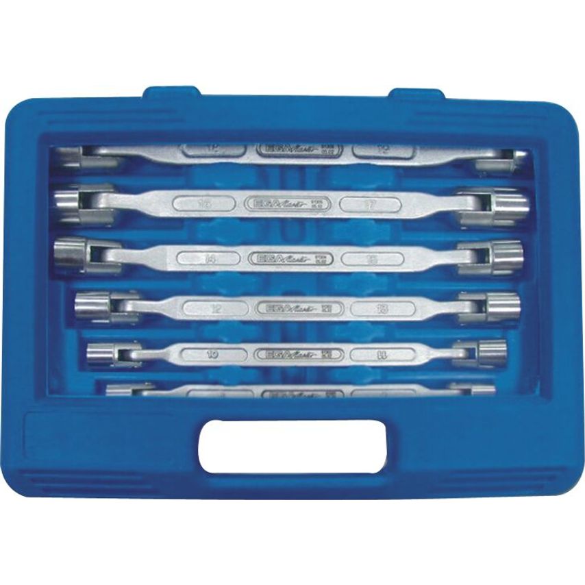 Set 6 Double Ended Swivel Wrenches 8-9/18-19 mm 69185