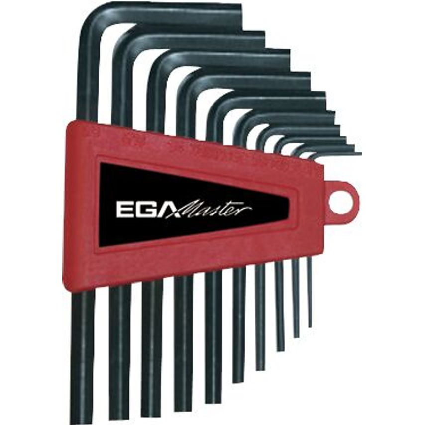 Set of 10 Hexagonal Key Wrenches (1, 5-10 mm) EGA