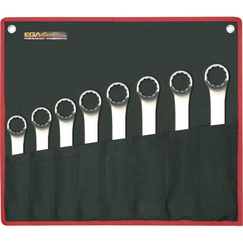 Set of 12 of Combination Deep Ofsset Spanners 8 - 22 mm Aerospatial Chrome Plating 68569