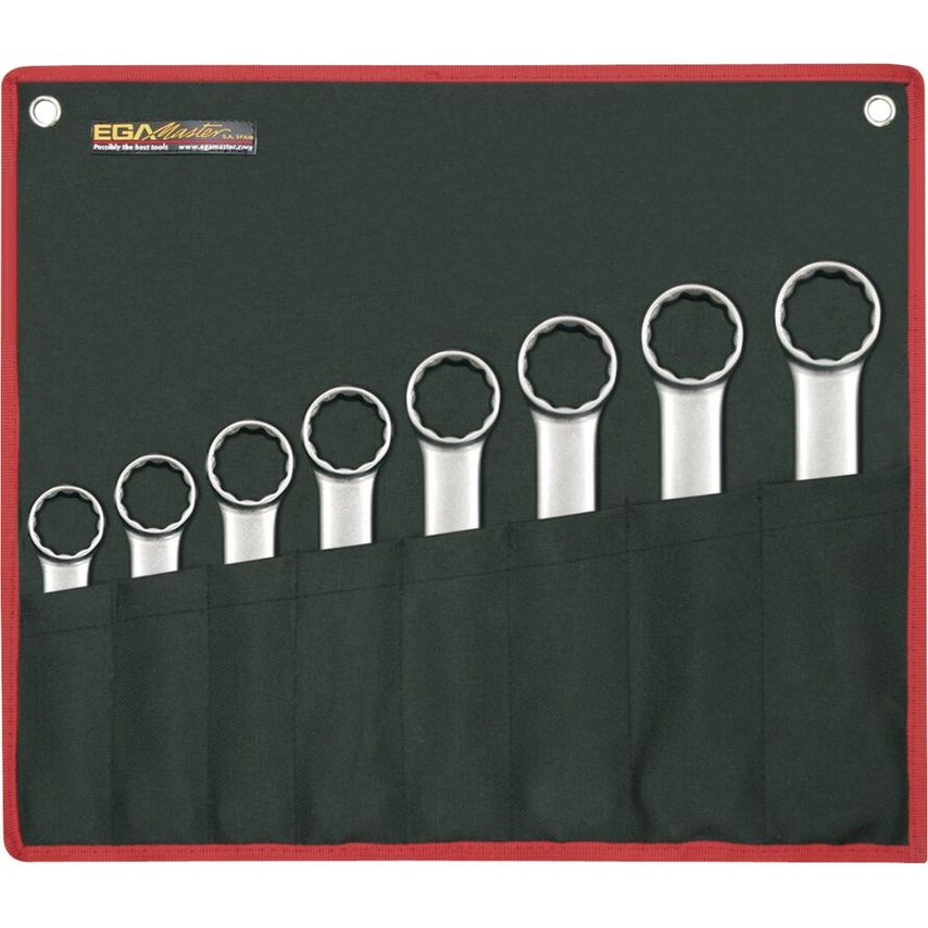 Set of 12 of Double Ended Flat Ring Spanners 6-7/30-32 mm 68607