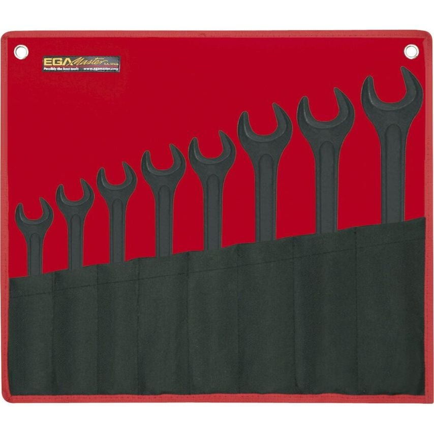 Set of 12 of Open-end Wrench 6-7/30-32 Mmphosphated DIN-895