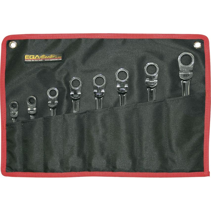 Set of 8 Mastergear Joint Wrenches 8-22mm
