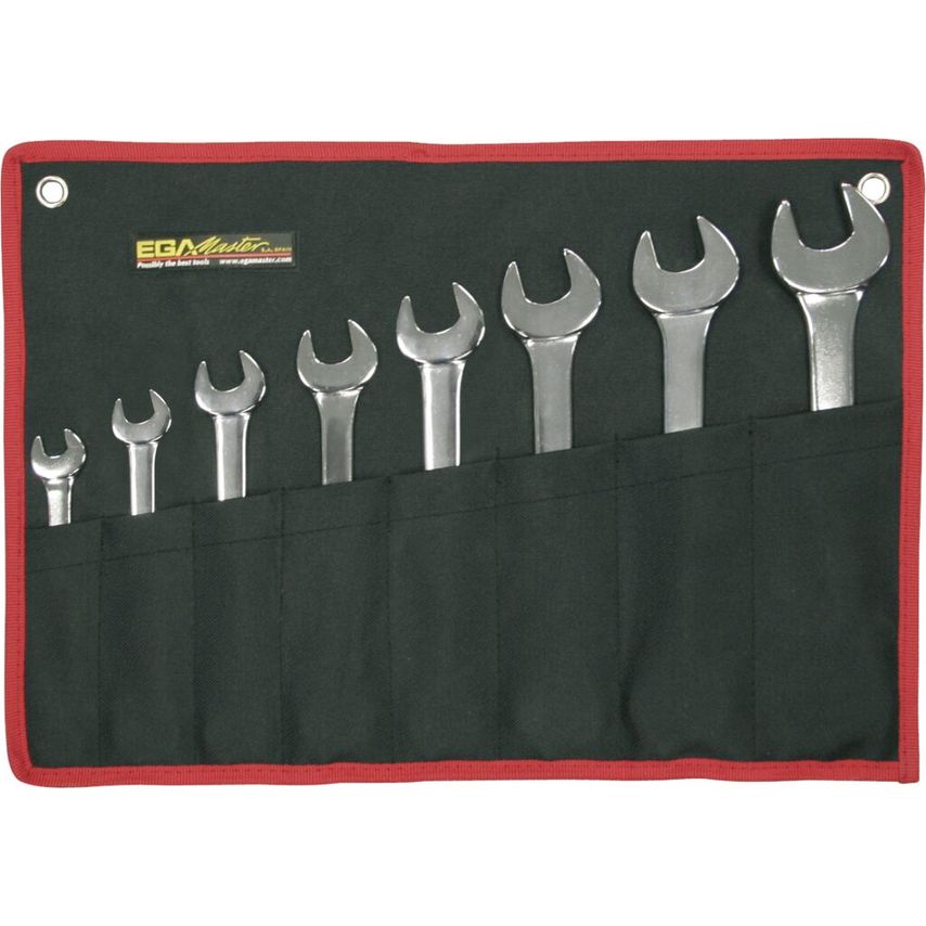 Set of 8 Open-end Wrenches 6-7/20-22 Aerospatial Chrome Plating
