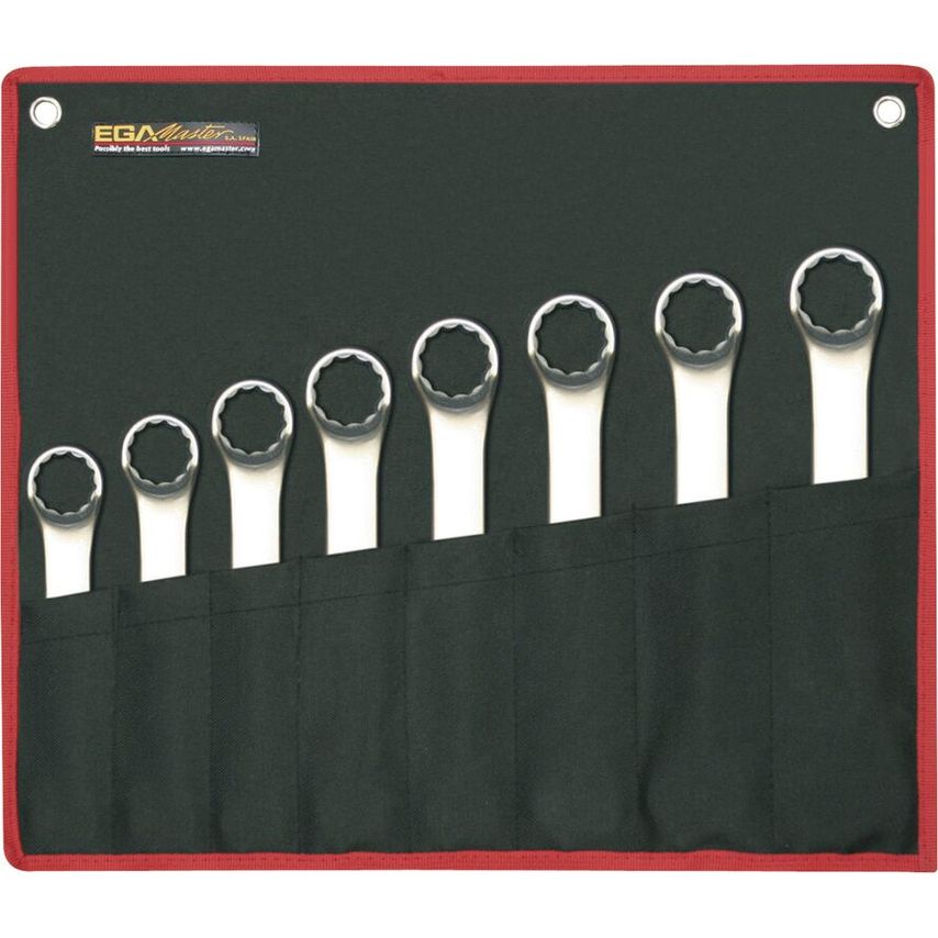 Set of 8 of Combination Deep Ofsset Spanners 8-17 mm Aerospatial Chrome Plating 68568