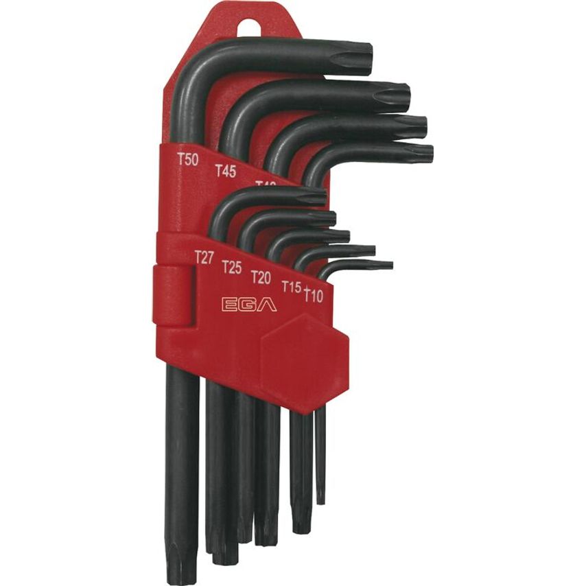 Set of 9 TORX Key Wremches Long Series (T10-T50) EGA
