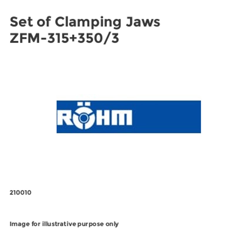 Set of Clamping Jaws ZFM-315+350/3