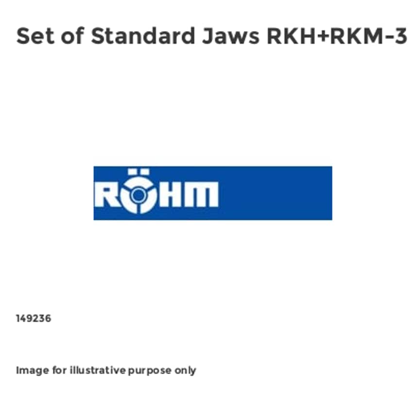 Set of Standard Jaws RKH+RKM-3