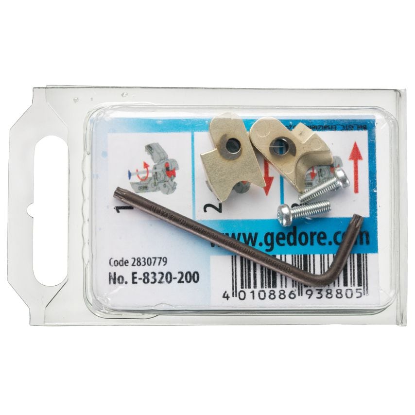 Set of spares for wire rope cutter