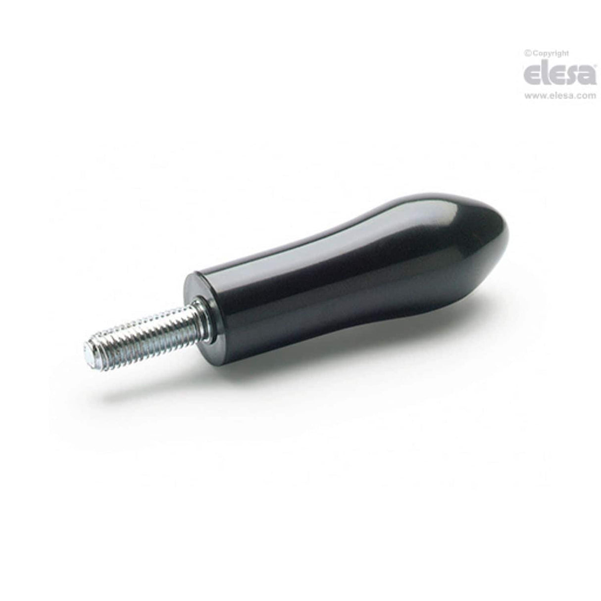Shaped fixed handle-I.126/95 p-M10x30