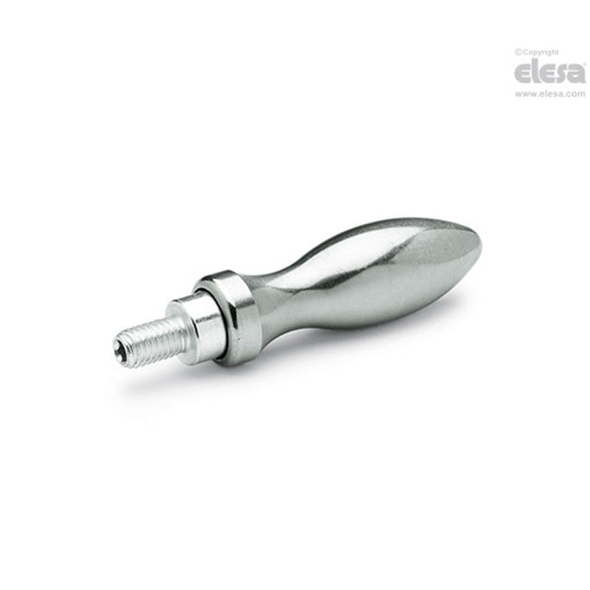 Shaped revolving handle-DIN 98-ST-36-E