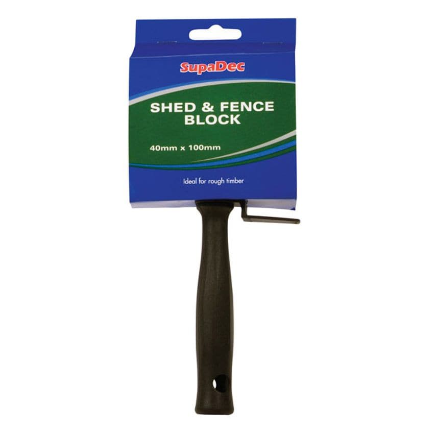 Shed & Fence Block Brush 4"/100mm